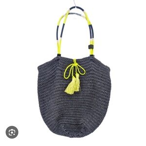 J.Crew raffia bag